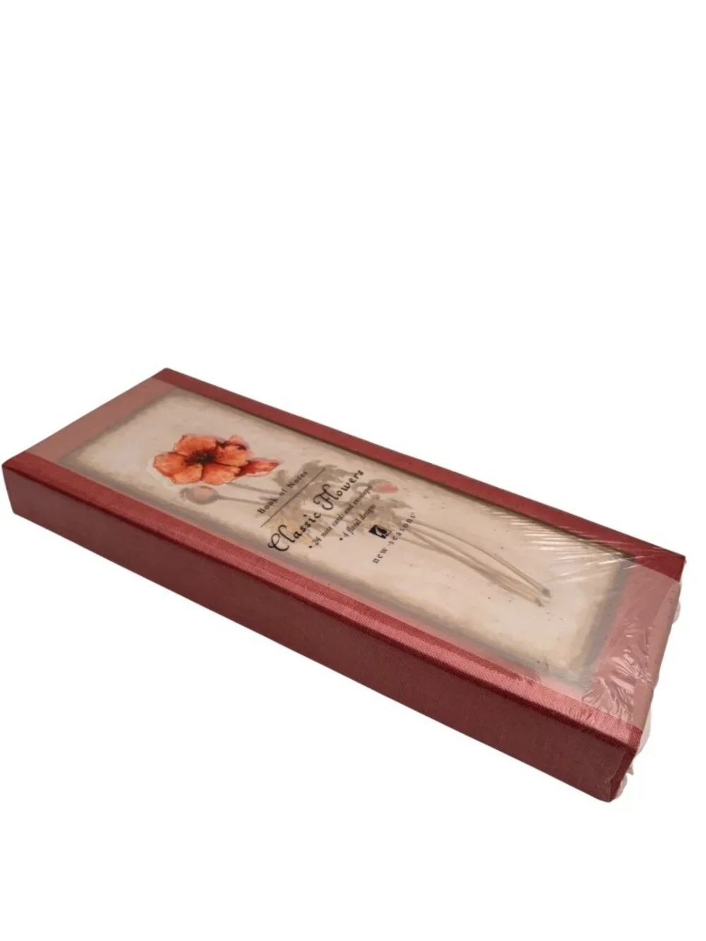 Classic Flowers Note Card Set With Envelopes - 24 Cards 4 Floral Designs New Sea